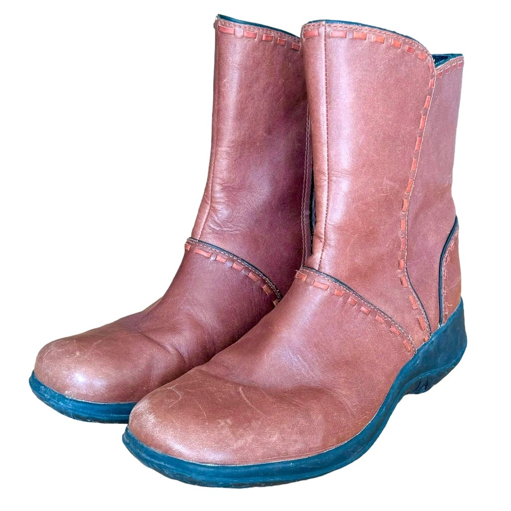 Clarks Artisan Collection Genuine Leather Wedge Boot
